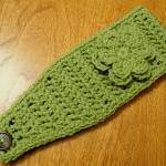 Pink Crochet Headband - Earwarmer - Headwrap With..